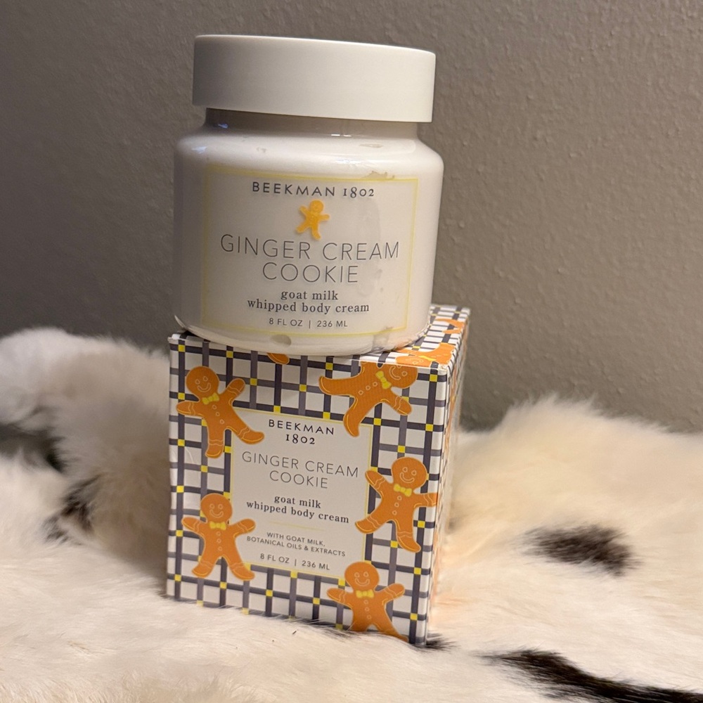 Beekman 1802 Ginger Cream Cookie Goat Milk Whipped Body Cream - 8 oz. Jar